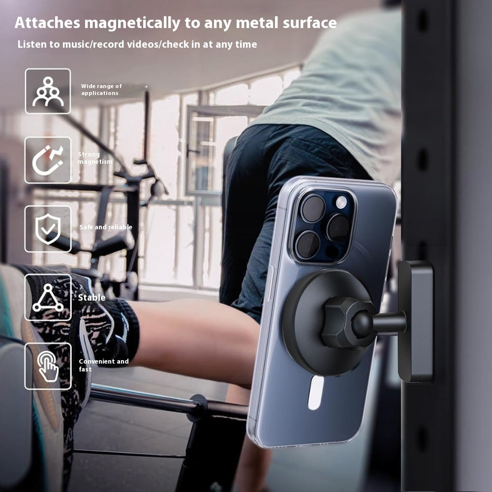 "Circular silver metallic phone grip and kickstand on a modern gradient backdrop, highlighting the silver color variant for minimalist tech setups."