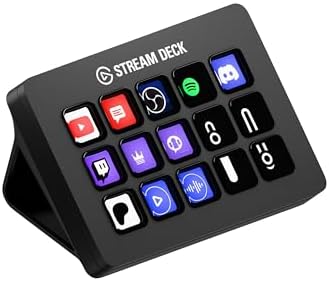 Elgato Stream Deck MK.2: 15 LCD Macro Keys Studio Controller - Works with Mac & PC