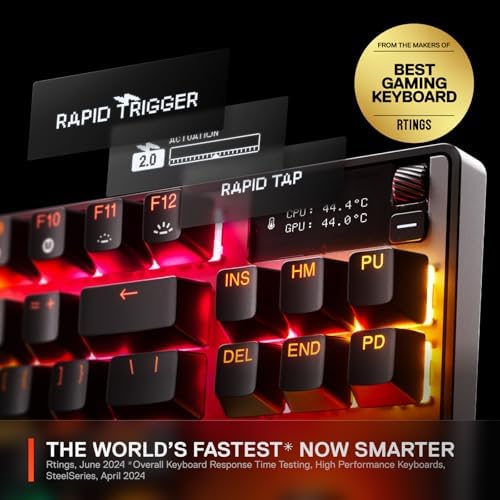 teelSeries Apex Pro TKL Gen 3 - OmniPoint 3.0 HyperMagnetic Gaming Keyboard