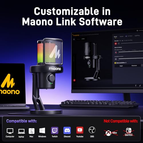 Maono DM40 Wireless Gaming Mic: The World’s 1st AI Voice-Changing Microphone