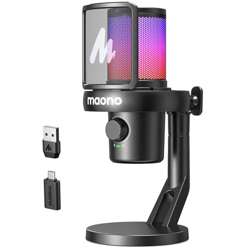 Maono DM40 Wireless Gaming Mic: The World’s 1st AI Voice-Changing Microphone