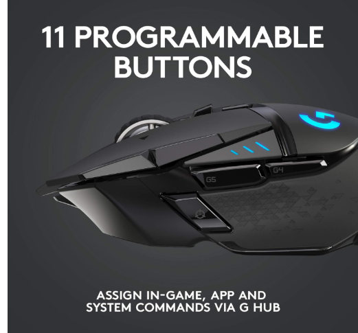 Logitech G502 Lightspeed Wireless Gaming Mouse - RGB
