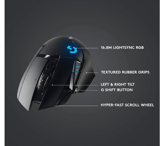 Logitech G502 Lightspeed Wireless Gaming Mouse - RGB