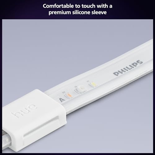 Philips Hue Solo Smart RGB LED Lightstrip (10 Ft) – Alexa & Google Home Compatible
