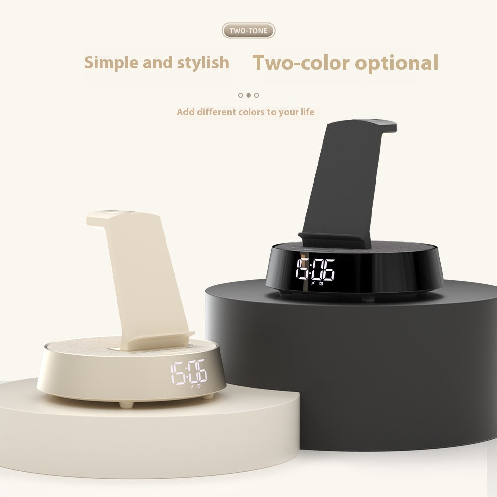 "Minimalist two-tone manual kitchen timer for cooking and productivity, professional product shot with text overlay showcasing color variety on a white background."

