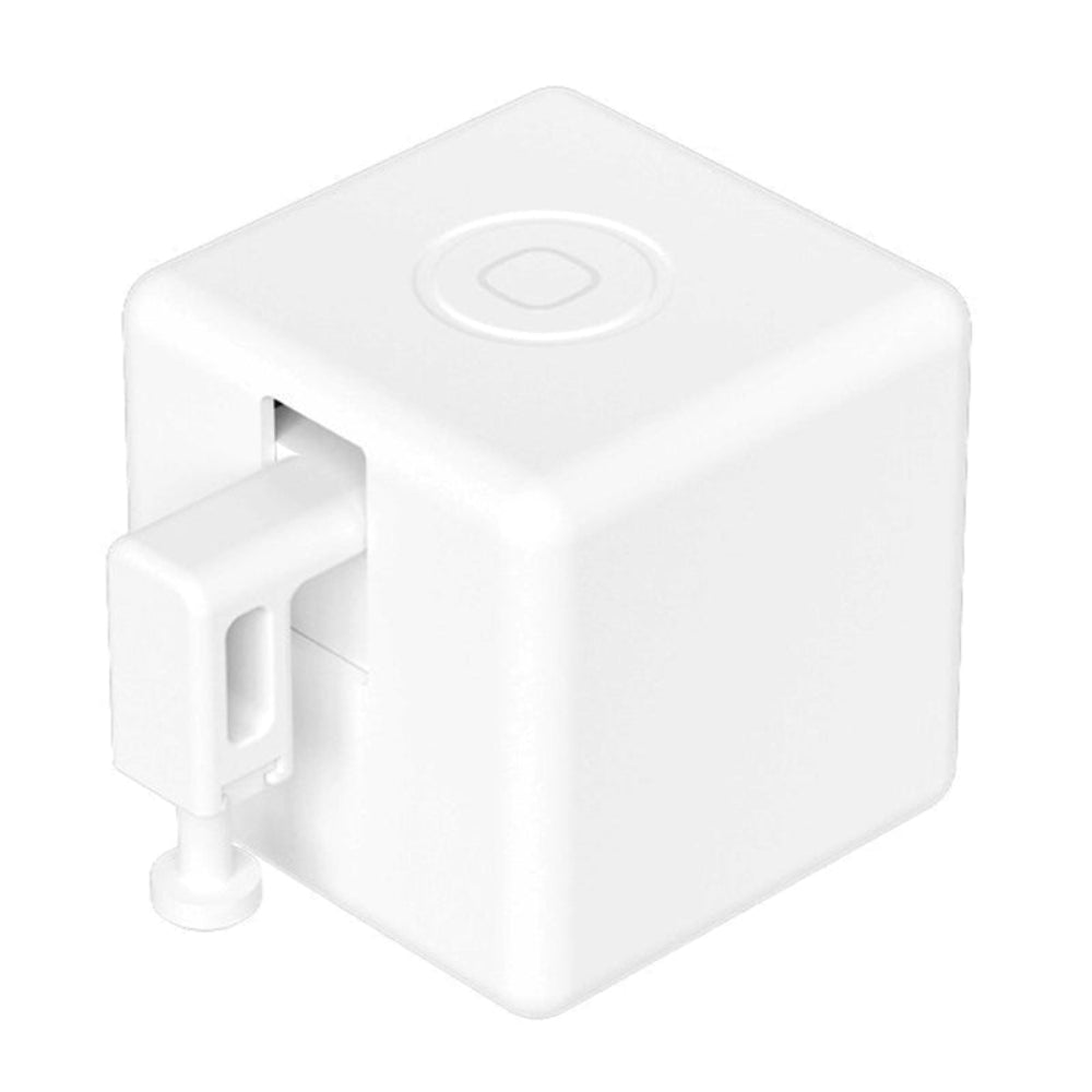 "A sleek white plastic clip with a modern design, isolated on a seamless white background for a minimalist aesthetic."