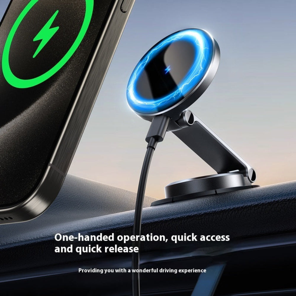 One-handed operation, quick access and quick release with simple background.