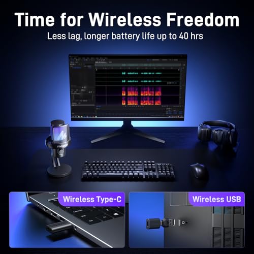 Maono DM40 Wireless Gaming Mic: The World’s 1st AI Voice-Changing Microphone
